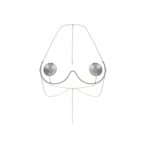 Прикраса на груди Obsessive Kisselie jewelry bra