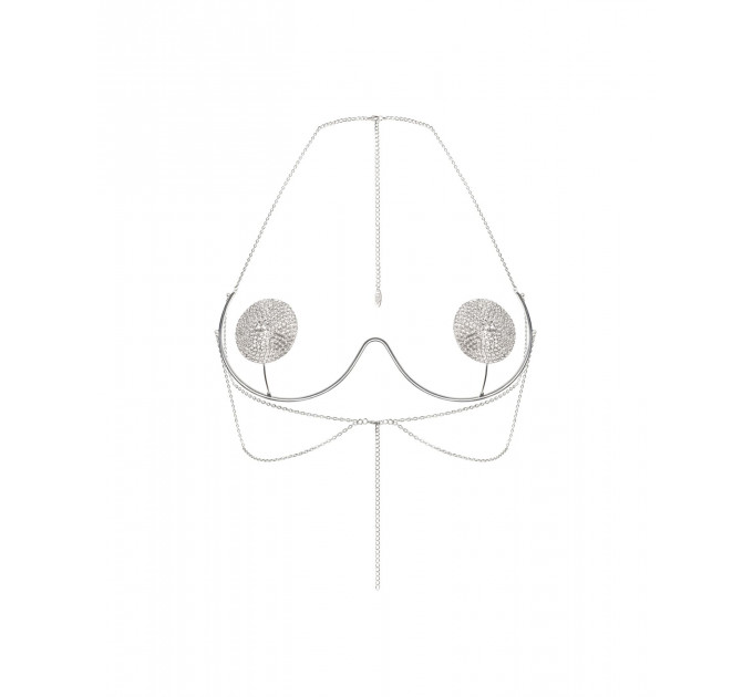 Прикраса на груди Obsessive Kisselie jewelry bra