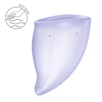 Менструальна чаша Fun Factory FUN CUP SIZE B Purple, багаторазова, діаметр 4,3 см, об’єм 30 мл — Переглянути зображення 3