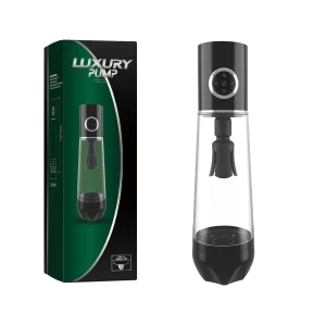 Автоматична вакуумна помпа Men Powerup Luxury Pump з вібромасажем