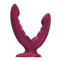 Подвійний фалоімітатор Fun Factory RYDE Wine Red (м'яте паковання!!!) — Переглянути зображення 1