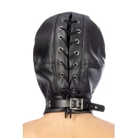Капюшон для БДСМ з відкритими очима і ротом Fetish Tentation Open mouth and eyes BDSM hood — Переглянути зображення 2