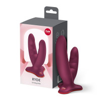 Подвійний фалоімітатор Fun Factory RYDE Wine Red (м'яте паковання!!!) — Переглянути зображення 7
