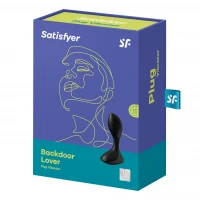 Анальна вібропробка Satisfyer Backdoor Lover Black — Переглянути зображення 6