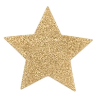 Пестіс - стикини Bijoux Indiscrets - Flash Star Gold, наклейки на соски — Переглянути зображення 2