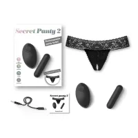 Вібротрусики Love To Love SECRET PANTY 2, в комплекті трусики, віброкуля, пульт ДК, 10 режимів роботи — Переглянути зображення 4