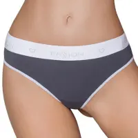 Спортивні трусики-стрінги Passion PS007 PANTIES dark grey, L — Переглянути зображення 1