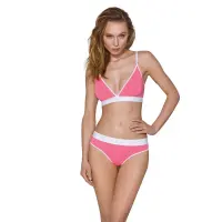 Спортивний топ з подвійними бретелями Passion PS007 TOP S, pink — Просмотреть изображение 2