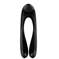 Вібратор на палець Satisfyer Candy Cane Black — Переглянути зображення 1