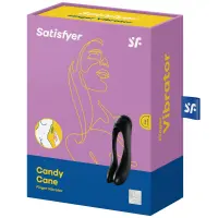 Вібратор на палець Satisfyer Candy Cane Black — Переглянути зображення 6