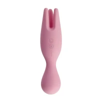 Подвійний вібратор для чутливих зон Svakom Nymph Pale Pink — Переглянути зображення 1