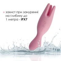 Подвійний вібратор для чутливих зон Svakom Nymph Pale Pink — Переглянути зображення 5