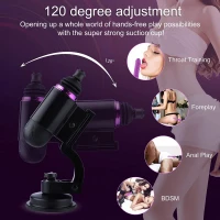 Міні секс-машина Hismith Mini Capsule Sex-Machine with Strong Suction Cup, потужна, перезаряджувана — Переглянути зображення 4