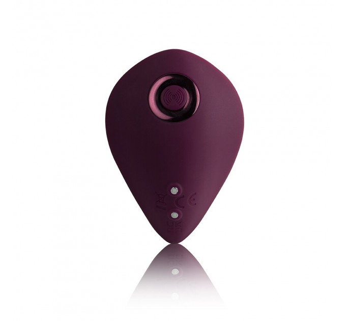 Вибратор в трусики Rocks Off Knickerbocker Glory — Burgundy, пульт ДУ