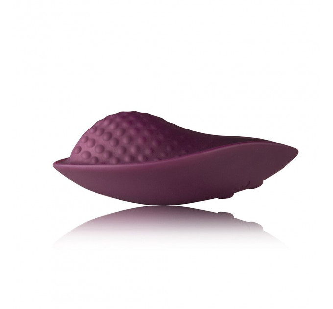 Вибратор в трусики Rocks Off Knickerbocker Glory — Burgundy, пульт ДУ