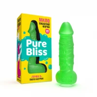 Мило у формі пеніса Pure Bliss MINI Green, крафтове мило-член, натуральне — Просмотреть изображение 2