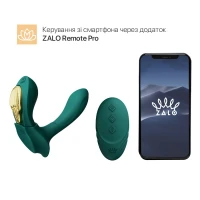 Смарт-вібратор у трусики Zalo - AYA Turquoise Green, насадка та пульт ДК — Переглянути зображення 2