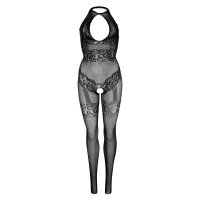 Бодістокінг Leg Avenue Rhinestone Lace and Net Bodystocking OS Black — Переглянути зображення 10