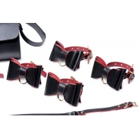 Набір БДСМ з дорожньою сумкою Master Series: Bow — Luxury BDSM Set With Travel Bag, 11 предметів — Просмотреть изображение 6
