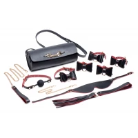 Набір БДСМ з дорожньою сумкою Master Series: Bow — Luxury BDSM Set With Travel Bag, 11 предметів — Просмотреть изображение 1