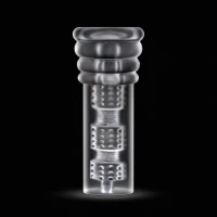 Мастурбатор Blush Rize – Luz Glow in the Dark Masturbator – Clear, всмоктування, світиться в темряві — Переглянути зображення 14