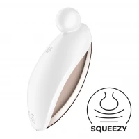 Вібратор для зовнішньої стимуляції Satisfyer Spot On 2 White, дуже потужний, гнучкий відросток — Переглянути зображення 1