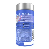 Презервативи ONE Ultra Feel, ультратонкі, з додатковою змазкою, 10 шт, подарункове паковання-тубус — Переглянути зображення 3