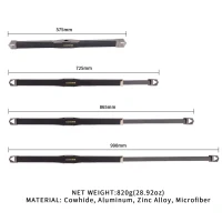 Фіксатор-розпірка LOCKINK Adjustable Spreader Bar Set, чорний, шкіряний, ремені для шиї, рук/ніг — Переглянути зображення 9