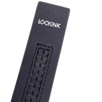 Фіксатор-розпірка LOCKINK Adjustable Spreader Bar Set, чорний, шкіряний, ремені для шиї, рук/ніг — Переглянути зображення 5