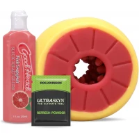 Набір для мінету Doc Johnson GoodHead Grapefruit Blowjob Set - Yellow — Переглянути зображення 1