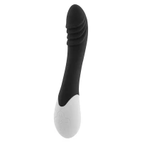 Вібратор S Pleasures Premium Phoenix, для точки G, чорний, водостійкий, 16 видів вібрації, нагрів — Переглянути зображення 1