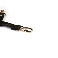 Хрестовина для фіксації Liebe Seele Boudoir Amor Pink Hogtie Black, на карабінах — Переглянути зображення 3