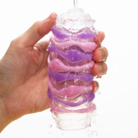 Мастурбатор Tenga ARTE DRAPE, зі щільними вставками для стимуляції, хвилеподібна текстура