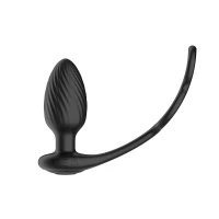Анальна вібропробка Nexus Tornado Cock and Ball Ring обертання+вібрація, ерекційне кільце, пульт — Переглянути зображення 5
