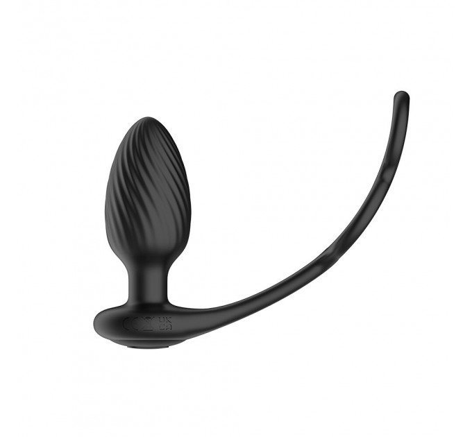 Анальная вибропробка Nexus Tornado Cock and Ball Ring вращение+вибрация, эрекционное кольцо, пульт