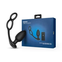 Анальна вібропробка Nexus Tornado Cock and Ball Ring обертання+вібрація, ерекційне кільце, пульт — Переглянути зображення 14