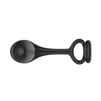 Анальна вібропробка Nexus Tornado Cock and Ball Ring обертання+вібрація, ерекційне кільце, пульт — Переглянути зображення 8