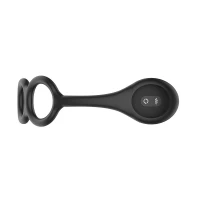 Анальна вібропробка Nexus Tornado Cock and Ball Ring обертання+вібрація, ерекційне кільце, пульт — Переглянути зображення 10