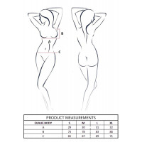 Боді Passion EVALIE BODY white S — Переглянути зображення 7