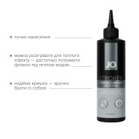 Лубрикант для мастурбаторів JO Stroker Lubricant 240 мл, на водній основі, густий, з аплікатором — Переглянути зображення 3