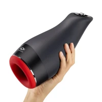 Мастурбатор Otouch Pleasure Engine, 7 режимів вібрації, 5 режимів фрикцій, підігрів, джойстик — Переглянути зображення 5