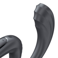 Вагінально-кліторальний вібратор Satisfyer G for Goddess 3 Dark Grey, 2 мотори — Переглянути зображення 4