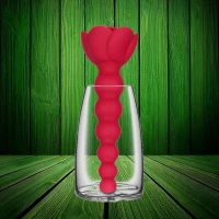Анальний ланцюжок Lux Active с розой - Champion Rose — Просмотреть изображение 24