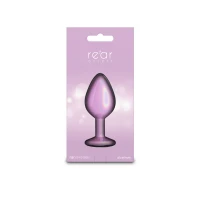 Анальна пробка NS Novelties Rear Assets - Iridescent Pink - Medium - Pink — Переглянути зображення 4