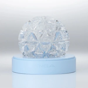 Мастурбатор Tenga Geo Glacier Clear, новий матеріал, інтенсивні блоки
