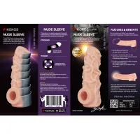 Насадка на член Kokos Nude Sleeve NS 004 S — Переглянути зображення 5