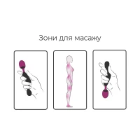 Мінівібромасажер Adrien Lastic Symphony, дуже гнучка голівка, потужний, зручна ручка — Переглянути зображення 5
