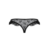 Трусики з оборками Passion Exclusive DONIA THONG S/M, black