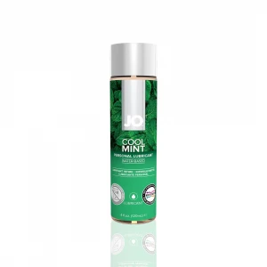 Змазка на водній основі JO H2O — Cool Mint (120 мл) без цукру, рослинний гліцерин