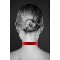 Чокер з замочком-сердечком Bijoux Pour Toi - HEART LOCK Red, екошкіра — Просмотреть изображение 2